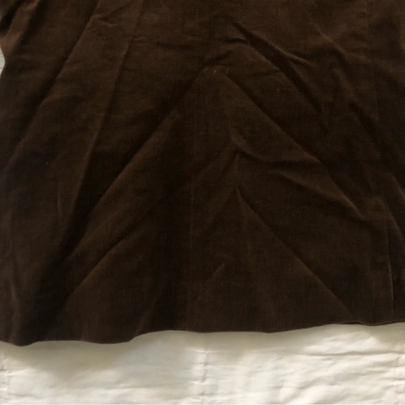 Vintage Brown Velvet Blazer - Picture 4 of 6